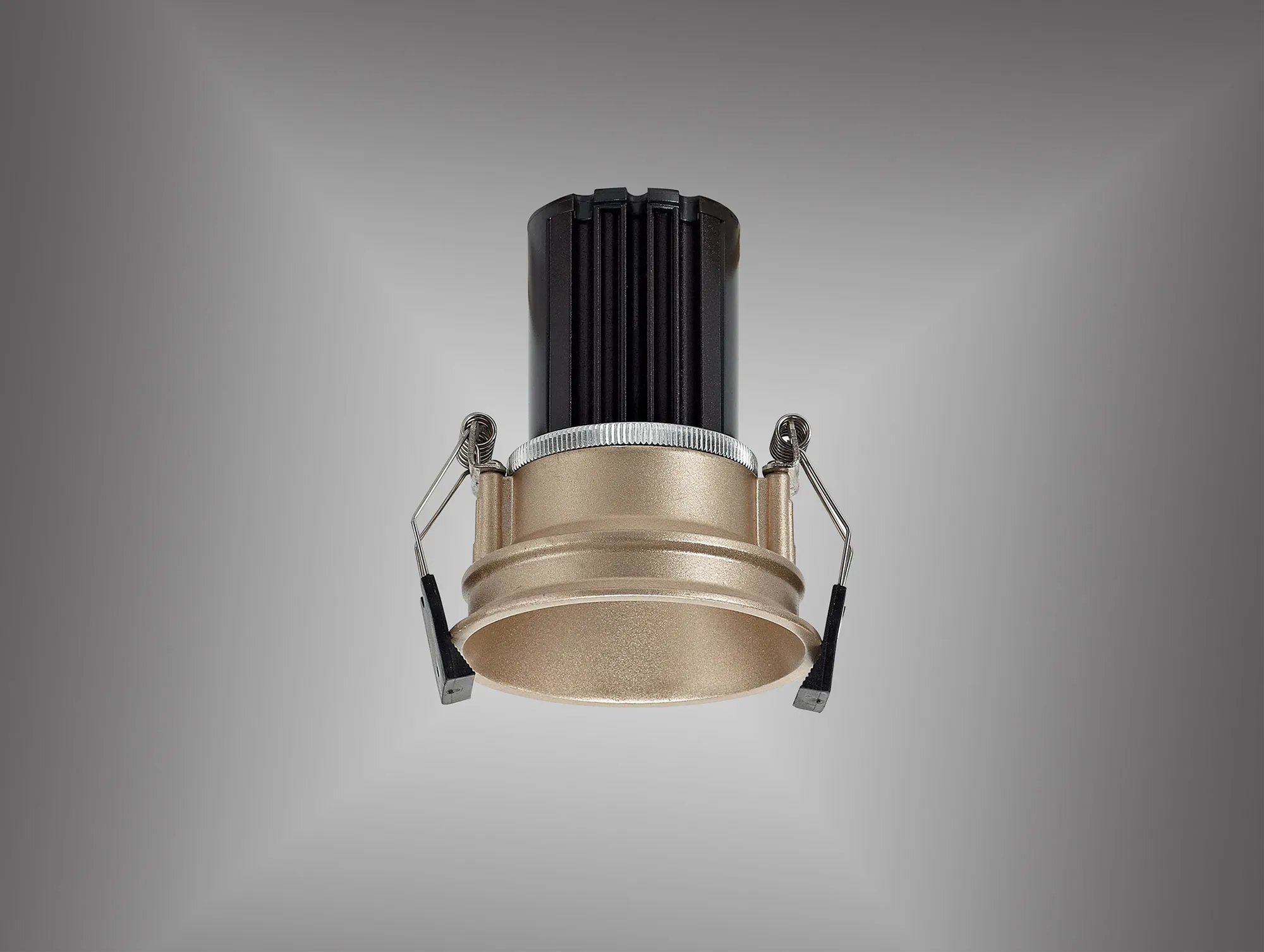 Bania 10 Tridonic Powered 10W 2700K 710lm 36° CRI>90 LED Engine Gold Fixed Recessed Spotlight, IP20 DM200900  Dlux Bania 10